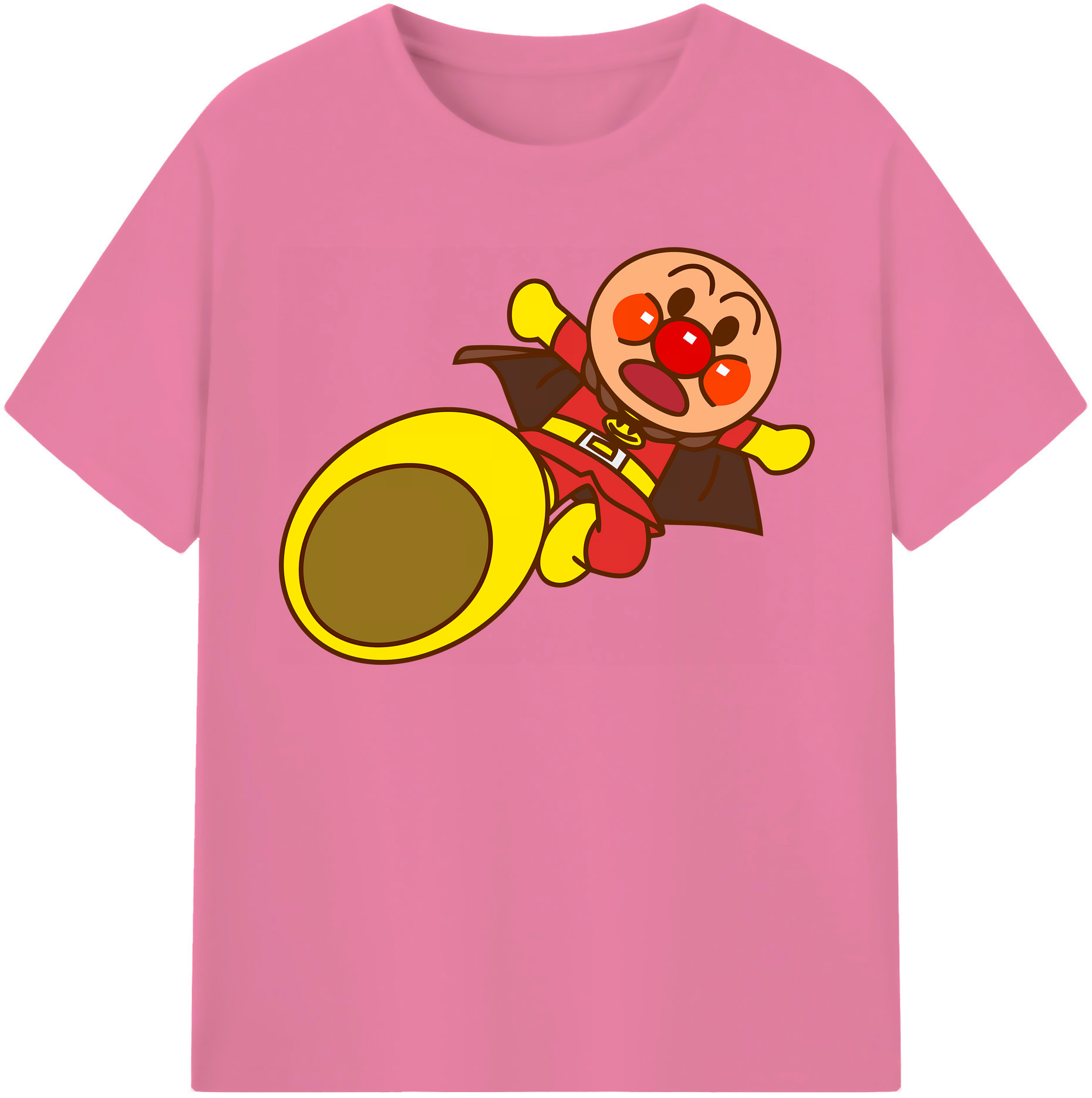 （画像用） アンパンマン Anpanman 綿100％半袖Tシャツ（フロントプリント）